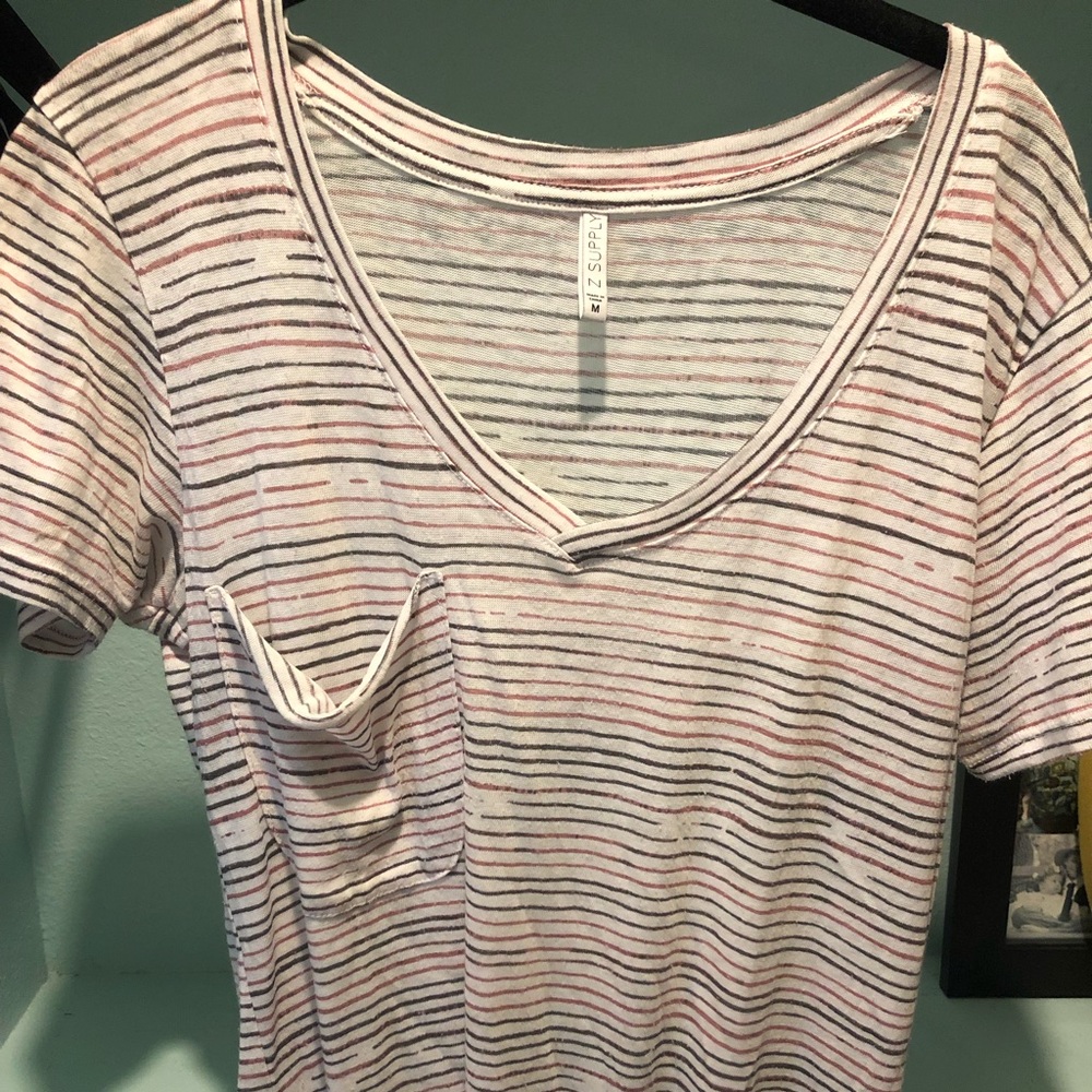 Z Supply V-neck striped top
